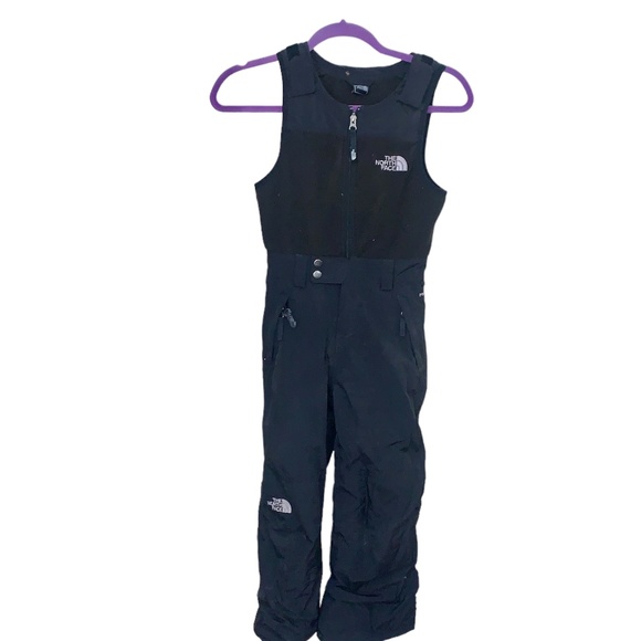 The North Face Bottoms The North Face Girls Snow Bib Snowsuit Black